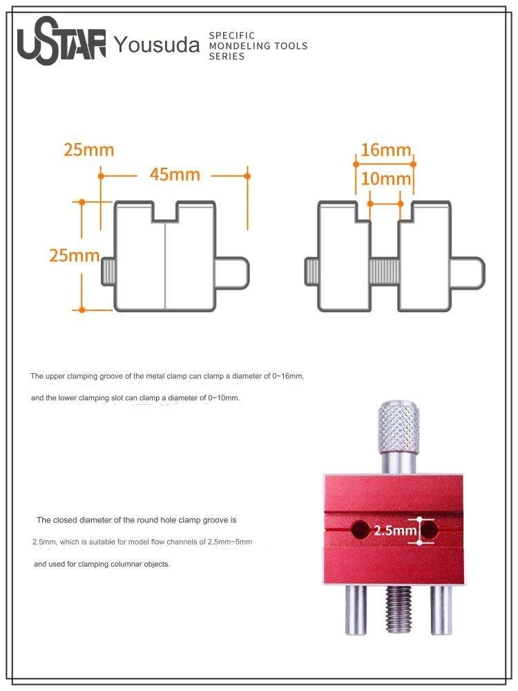 Dụng cụ Ustar Eto kẹp part CLAMPING MINI BENCH VISE 3RD GENERATION UA90637