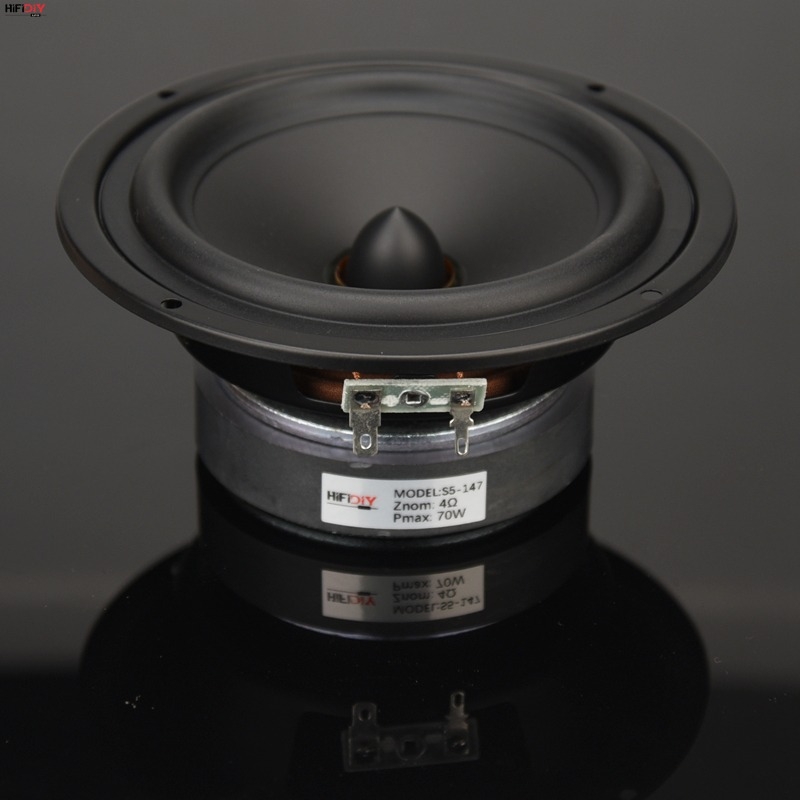 Loa trầm HIFI DIY 5 inch basin woofer mid-bass speaker Anti Magnetic 35W-70W S5-147 subwoofer