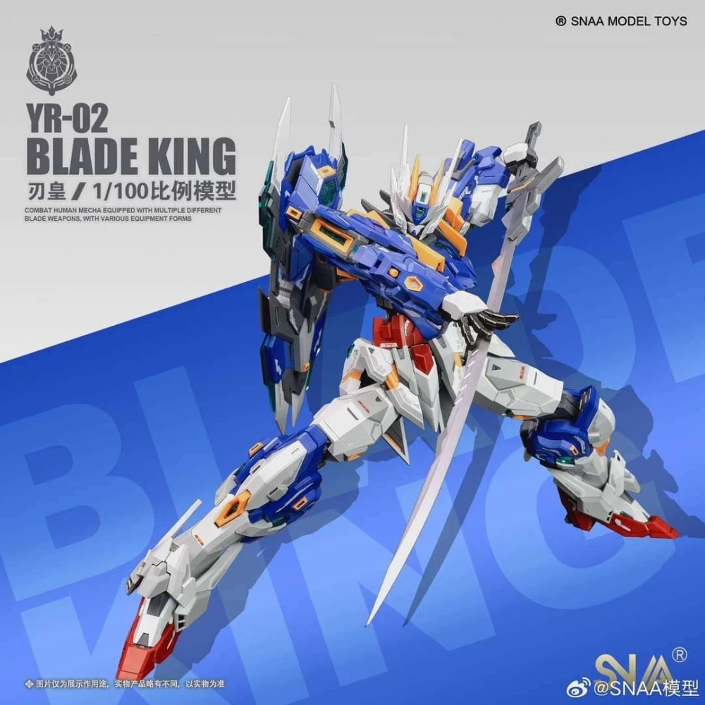 Mô hình lắp ráp MG 1/100 YR-02 BLADE KING SNAA Supernova