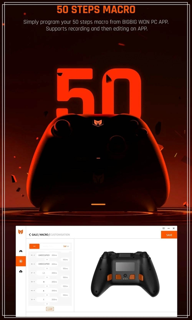 Tay cầm chơi game BIGBIG Won Gale Hall không dây Wireless 2.4G Bluetooth cho PC iOS Android Switch