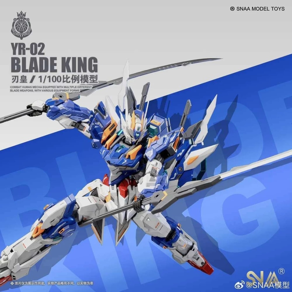 Mô hình lắp ráp MG 1/100 YR-02 BLADE KING SNAA Supernova