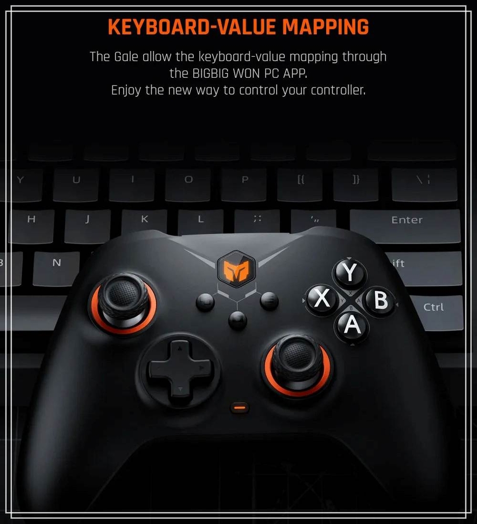 Tay cầm chơi game BIGBIG Won Gale Hall không dây Wireless 2.4G Bluetooth cho PC iOS Android Switch