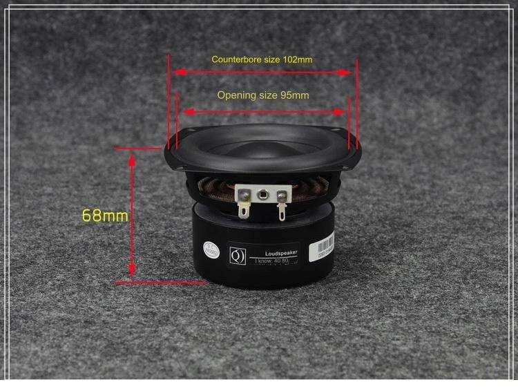 Loa trầm HIFI DIY 4 inch woofer mid-bass siêu trầm công suất cao hành trình dài SB4-116S 40w subwoofer