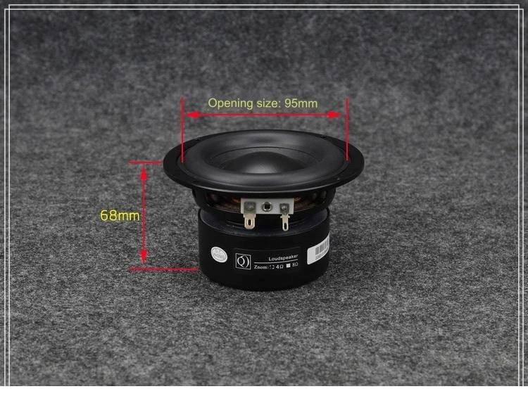Loa trầm HIFI DIY 4 inch woofer mid-bass siêu trầm công suất cao hành trình dài SB4-116S 40w subwoofer