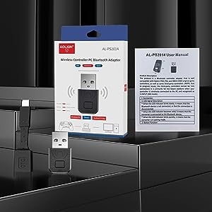 Bộ chuyển đổi bộ điều khiển không dây AOLION receiver kết nối tay cầm PS4 PS5 Switch XBOX cho Switch PC Android AL-PS2014