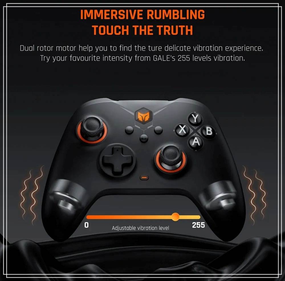 Tay cầm chơi game BIGBIG Won Gale Hall không dây Wireless 2.4G Bluetooth cho PC iOS Android Switch