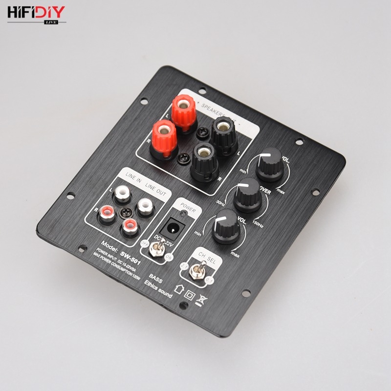 Bảng Mạch HIFIDIY khuếch đại âm thanh Bluetooth 5.0 TPA3116 (50W*2+100W) TPA3118 (30W*2+60W) SW501 Amplifier