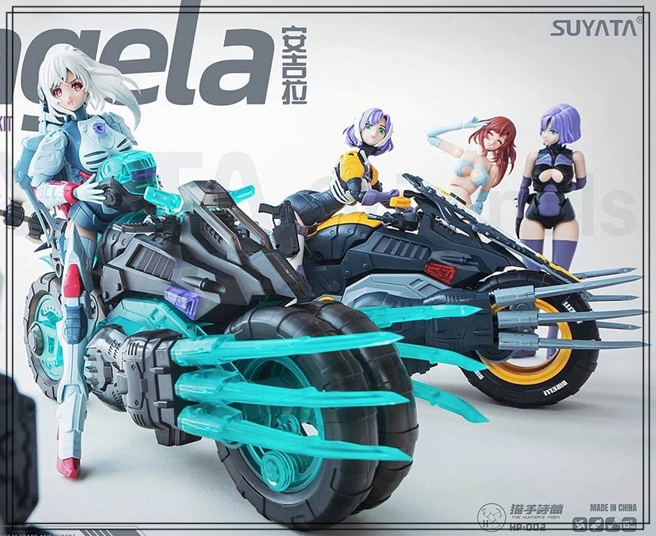 Mô hình lắp ráp 1/12 Motorcycle Monomer Machine Girl