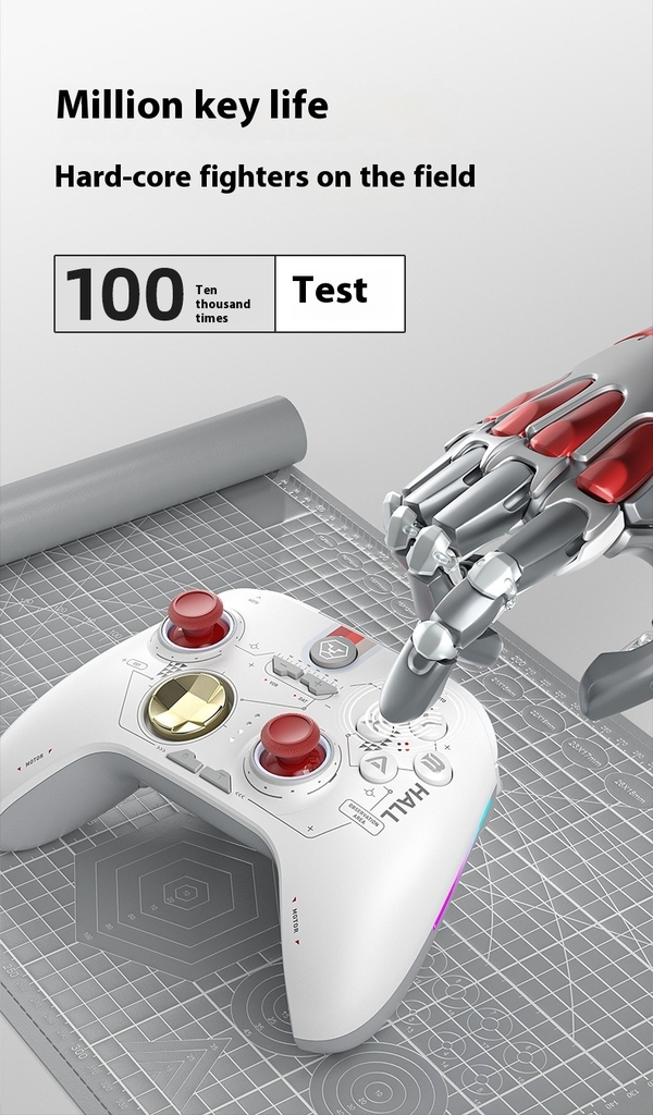 Tay cầm chơi game AOLION ALNS2286 Dual hall 2.4g Bluetooth Wireless PC Switch Android iOS