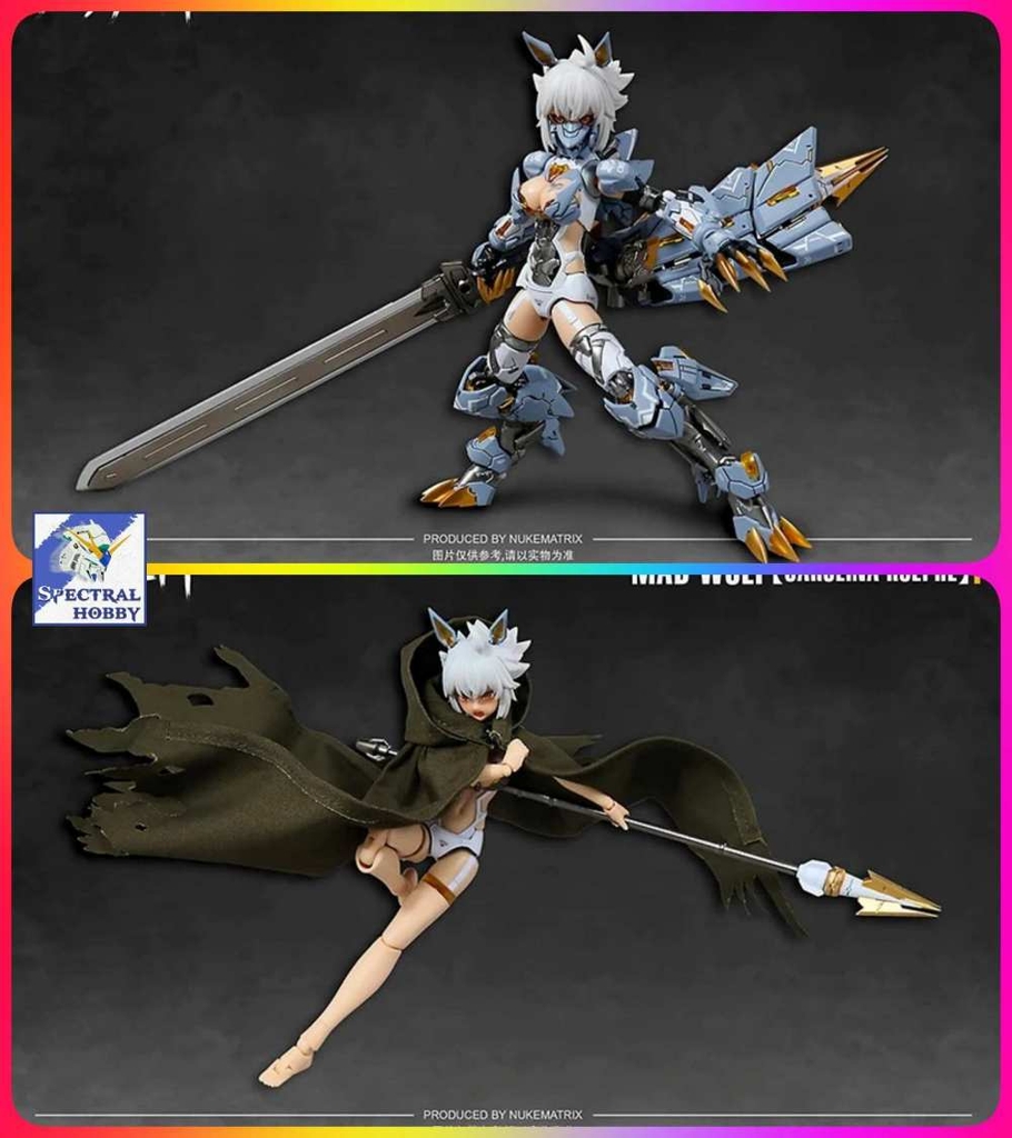Mô hình lắp ráp Nuke matrix CF06 MAD WOLF Carolina Rolphe Cyber Forest FANTASY GIRLS