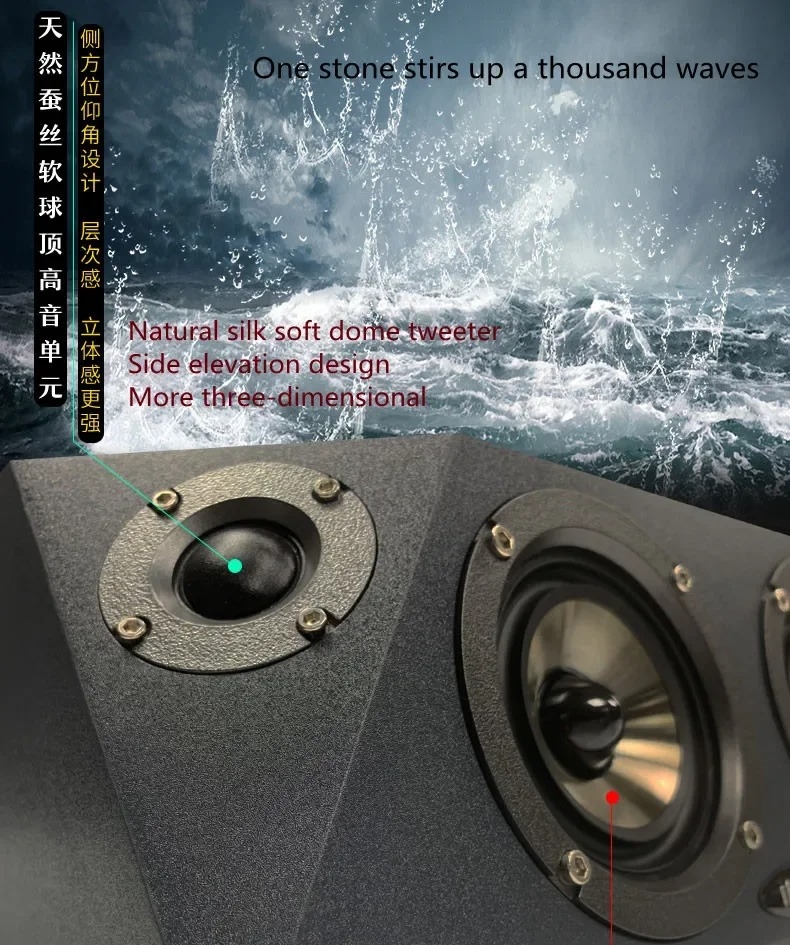 Loa Không Dây karaoke 110W Ultra High Power High Quality Bluetooth Speaker Home Theatre System iBass Computer TV Desktop Soundbar