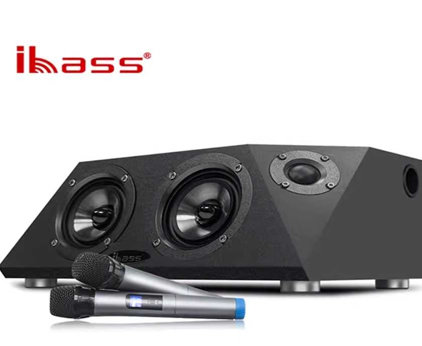 Loa Không Dây karaoke 110W Ultra High Power High Quality Bluetooth Speaker Home Theatre System iBass Computer TV Desktop Soundbar