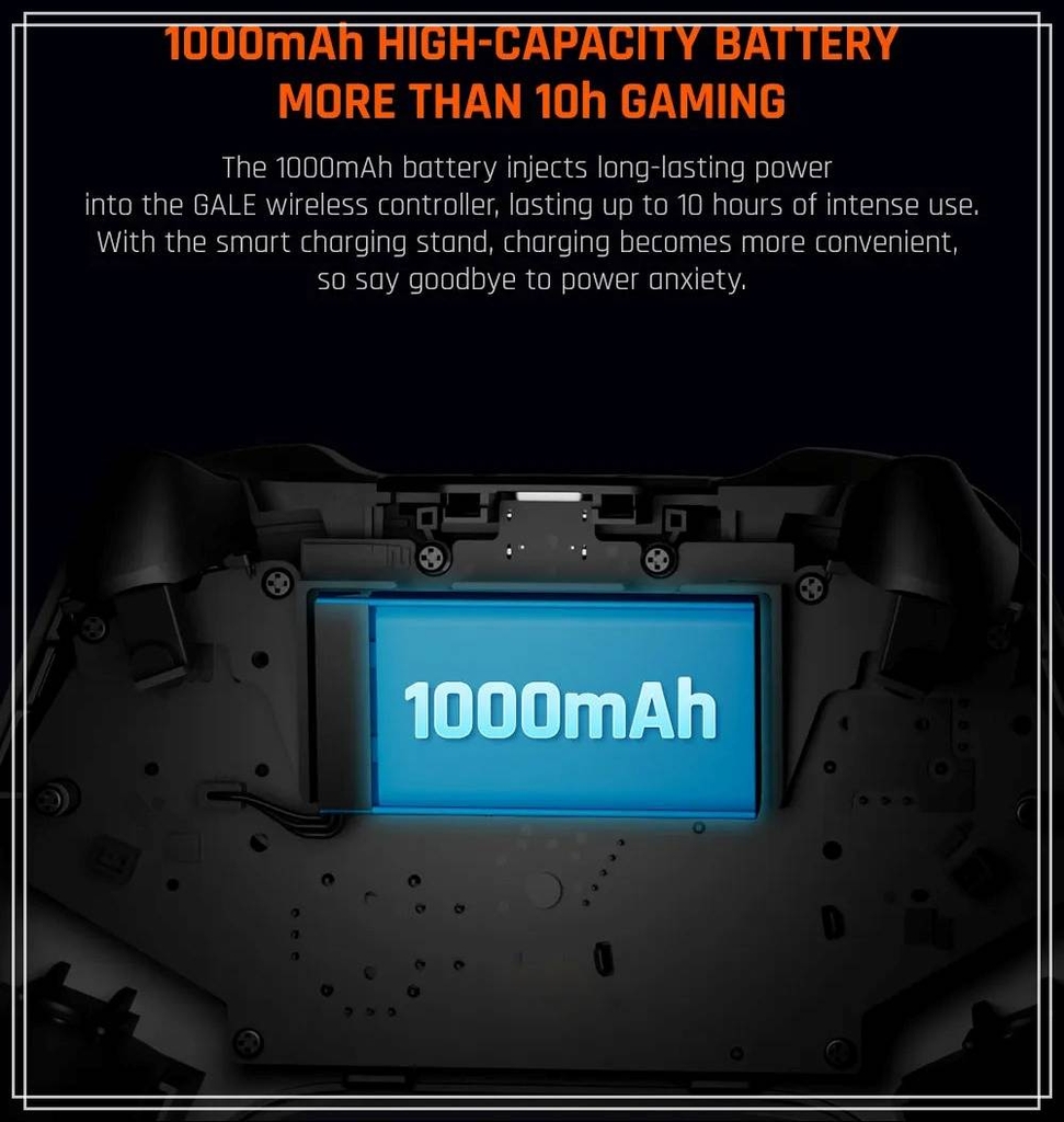 Tay cầm chơi game BIGBIG Won Gale Hall không dây Wireless 2.4G Bluetooth cho PC iOS Android Switch