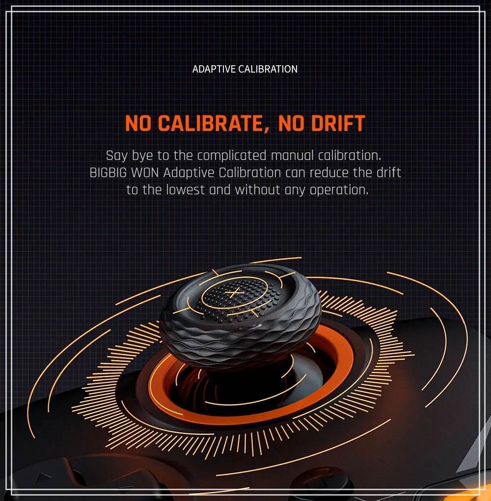 Tay cầm chơi game BIGBIG Won Gale Hall không dây Wireless 2.4G Bluetooth cho PC iOS Android Switch