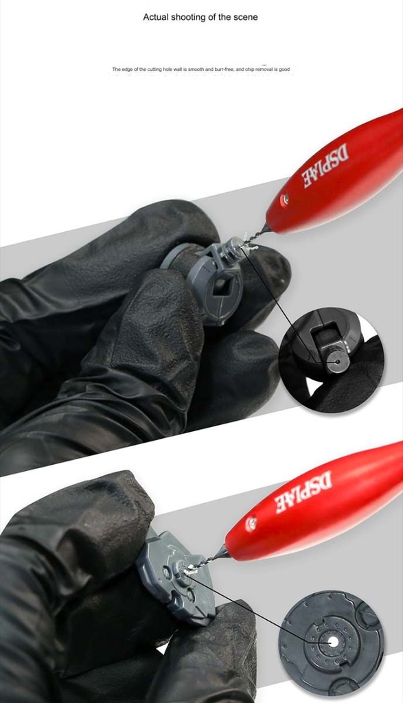 Dụng cụ DSPIAE khoan tay AT-HD Aluminum Alloy Hand Drill bit Set with 0.3-1.2MM