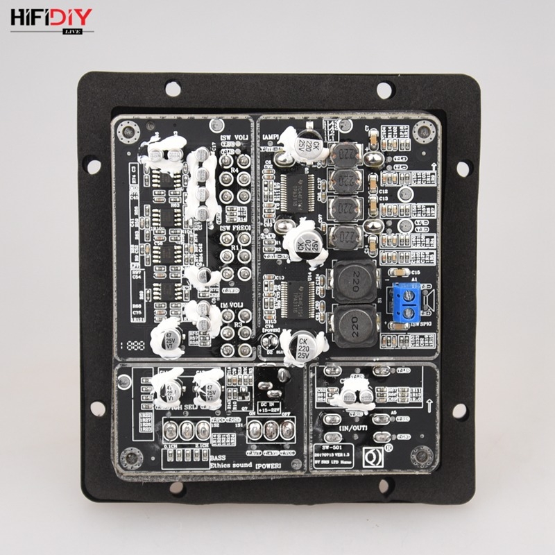 Bảng Mạch HIFIDIY khuếch đại âm thanh Bluetooth 5.0 TPA3116 (50W*2+100W) TPA3118 (30W*2+60W) SW501 Amplifier