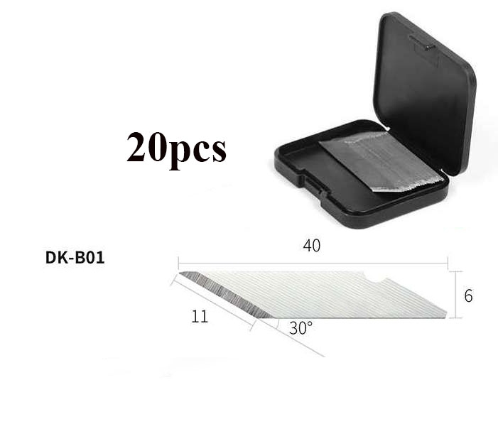 Dụng cụ Dspiae AT-DK dao mô hình Broad Narrow Blade Hobby Aluminium alloy hobby Knife Plastic Cutting