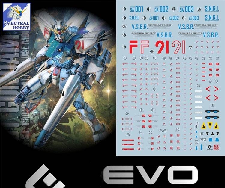 Decal nước dán mô hình F91 8821 Vigna ghina MG HG các loại water sticker