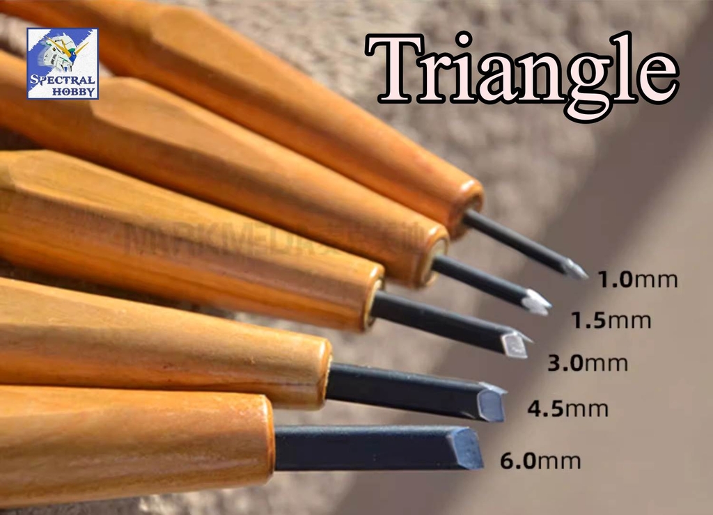 Dao khắc mỹ thuật POWER GRIP đá gỗ nhựa giấy Chisel carving knife tungsten steel seal cutting wood