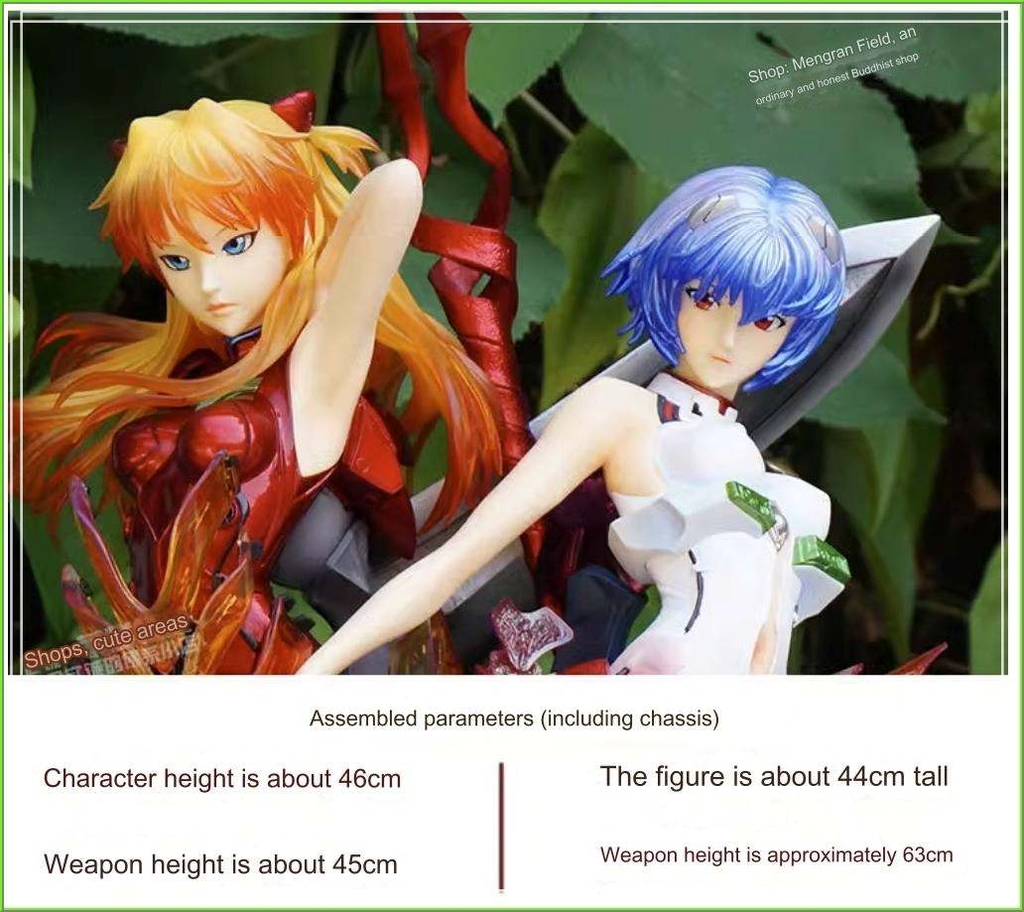 Mô hình Figure Xinhao 1/4 EVA Evangelion Ayanami Rei Asuka combo
