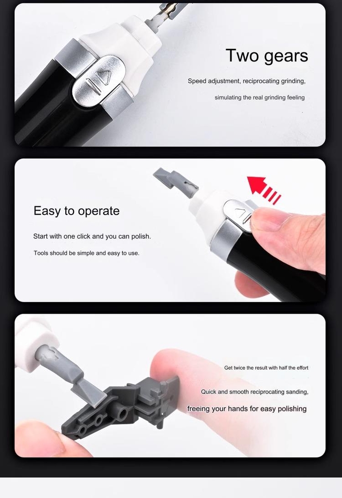 Máy chà nhám đánh bóng mini Reciprocating Grinding Machine Fast Water Inlet Grinding Polishing MS148