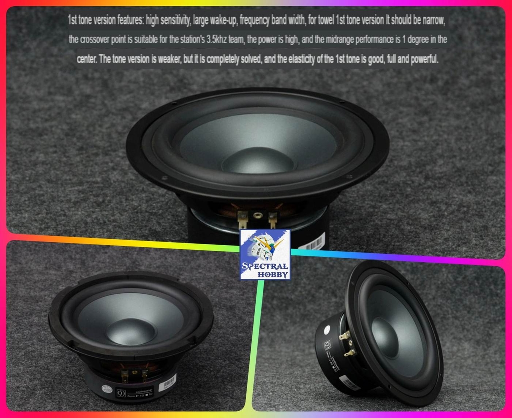 Loa trung trầm HIFI DIY Fever 6.5 7 inch woofer Mid-Bass speaker 40-80W subwoofer bookshelf floor-standing
