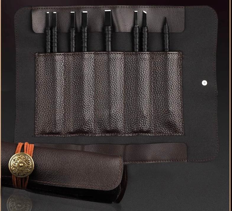Dụng cụ bút dao khắc mỹ thuật đá gỗ nhựa giấy Chisel carving knife tungsten steel seal cutting wood stone