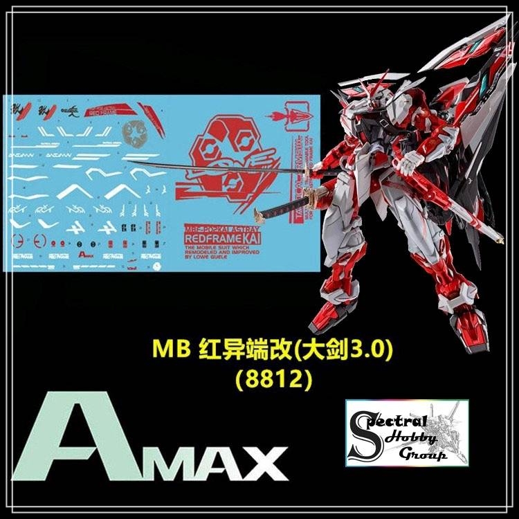 Decal nước dán mô hình MG MB RG Gundam Astray Red Frame Turn Red Dragon Power arms Water sticker