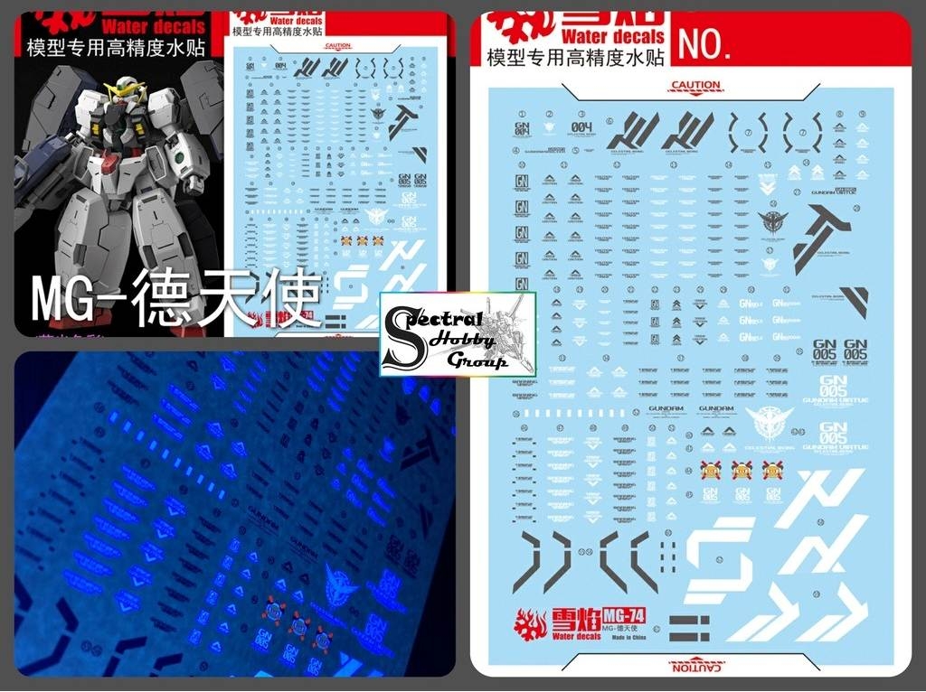Decal nước dán mô hình VIRTUE Nadleeh MG HG các loại Water sticker