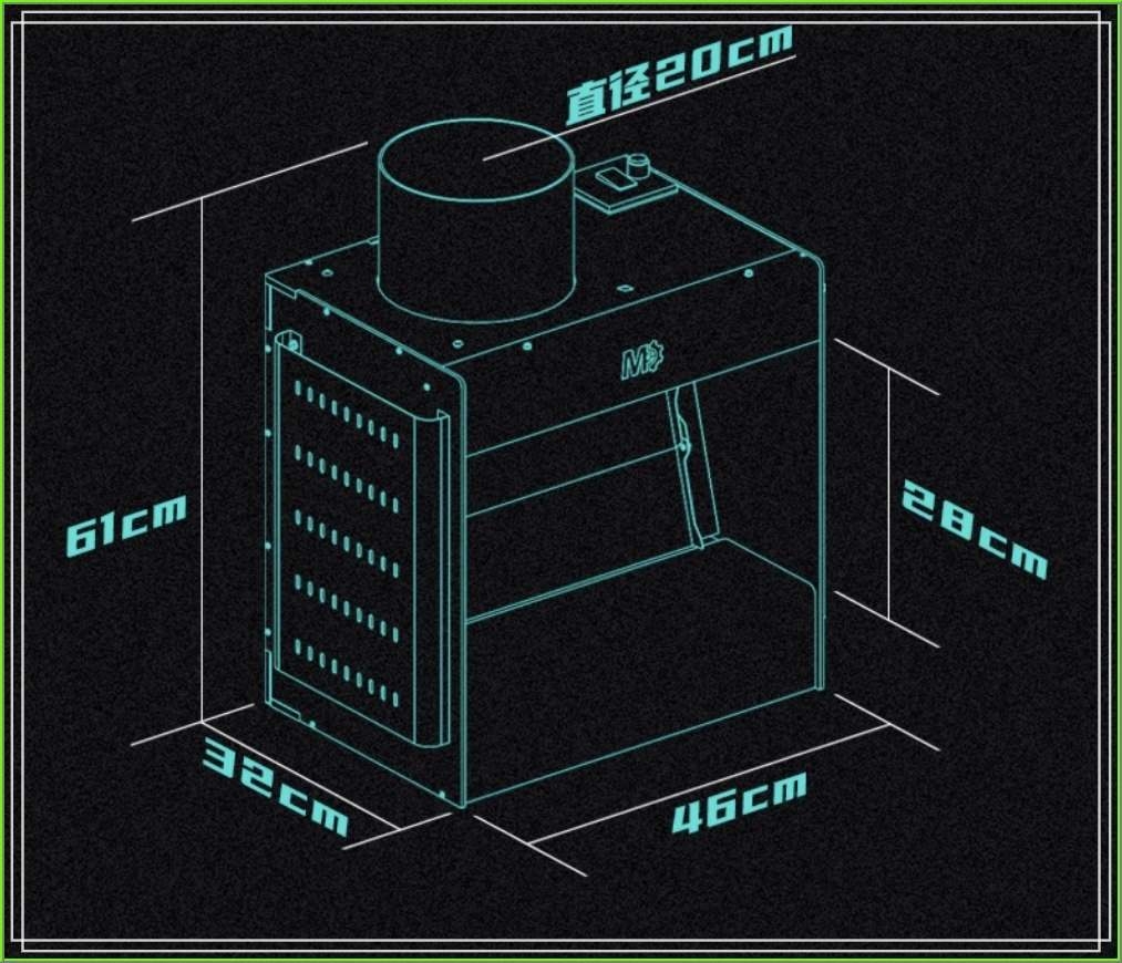 Hộp hút mùi sơn thác rèm nước MD VJ áp suất âm Negative pressure water curtain spray box MDEX01