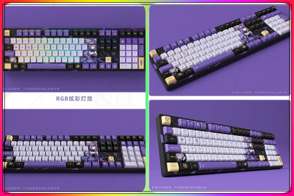Bàn phím cơ Gundam có dây / không dây Bluetooth mechanical keyboard RGB light