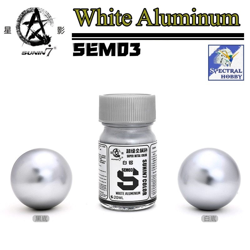 Sơn mô hình SUNIN METALLIC vàng bạc thép gold silver stainless color SEM 01 - 16