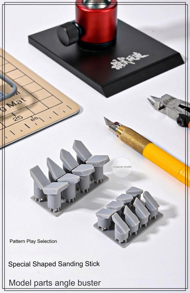 Dụng cụ mô hình BEVEL NARROW MOUTH SPECIAL SHAPED GRINDING ROD (2IN1) TS006