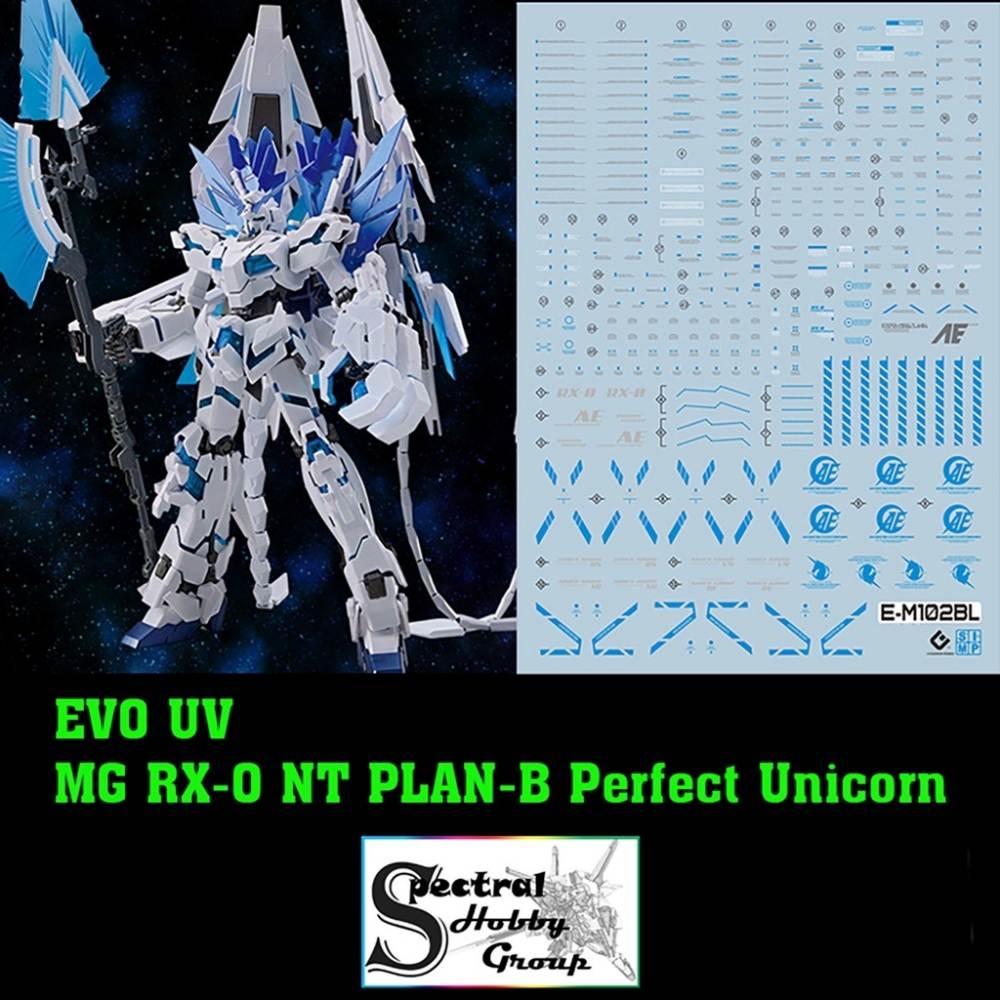Decal nước dán mô hình UNICORN Gundam MG Mega size MGEX các loại Water sticker