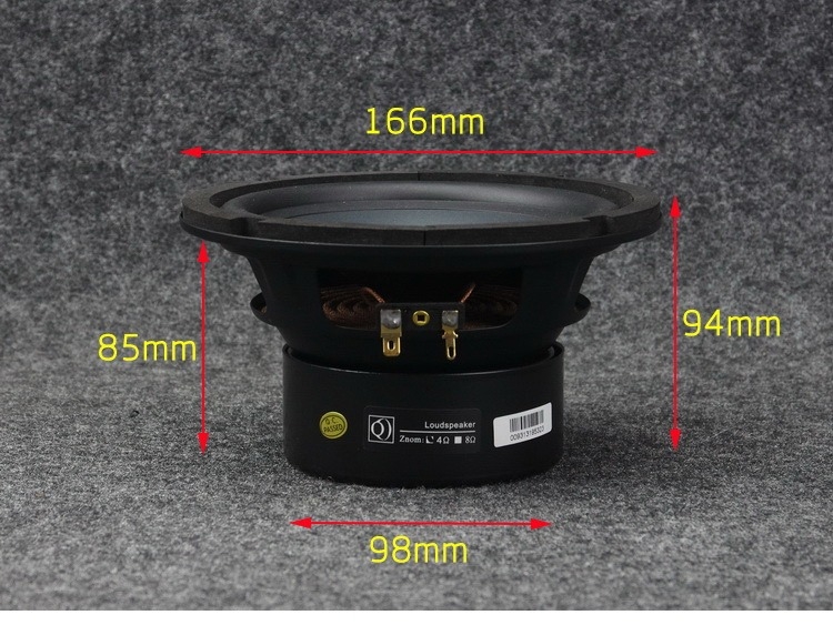 Loa trung trầm HIFI DIY Fever 6.5 7 inch woofer Mid-Bass speaker 40-80W subwoofer bookshelf floor-standing