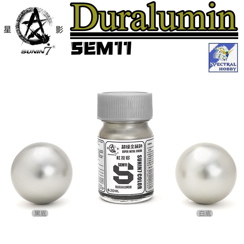 Sơn mô hình SUNIN METALLIC vàng bạc thép gold silver stainless color SEM 01 - 16