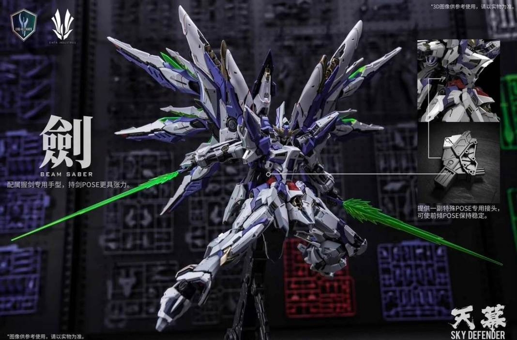 Mô hình lắp ráp 1/72 Sky Defender Level-Ultimate NPCM-017 Einta Industries