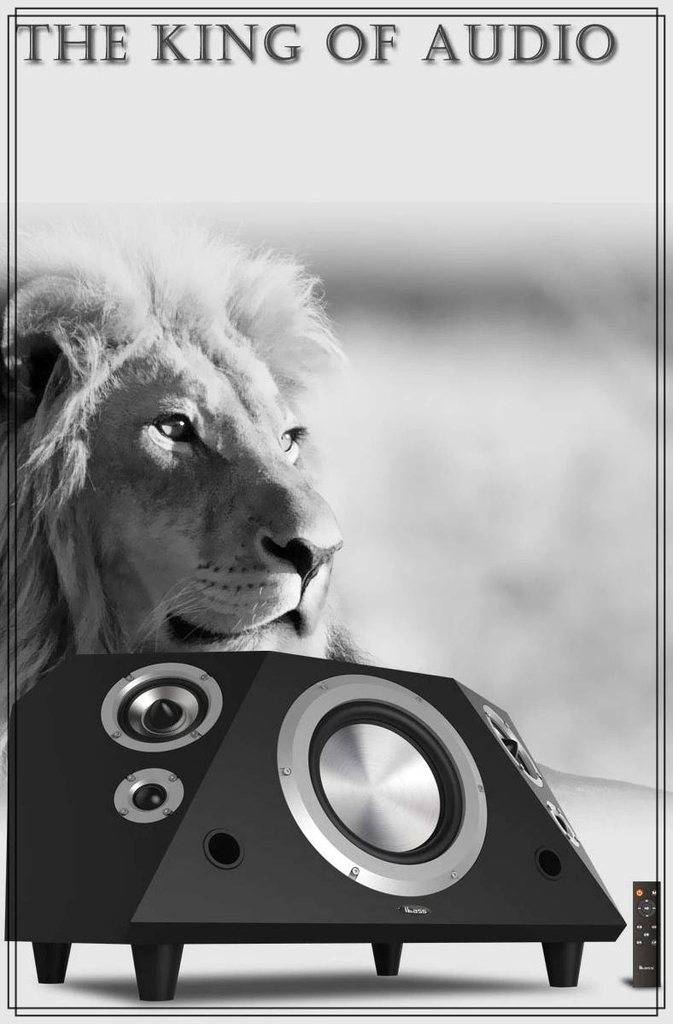 Loa Không Dây 150W Professional Full Crossover 2.1 Multimedia Speaker System Subwoofer Bluetooth 5.0 Diamond Tears