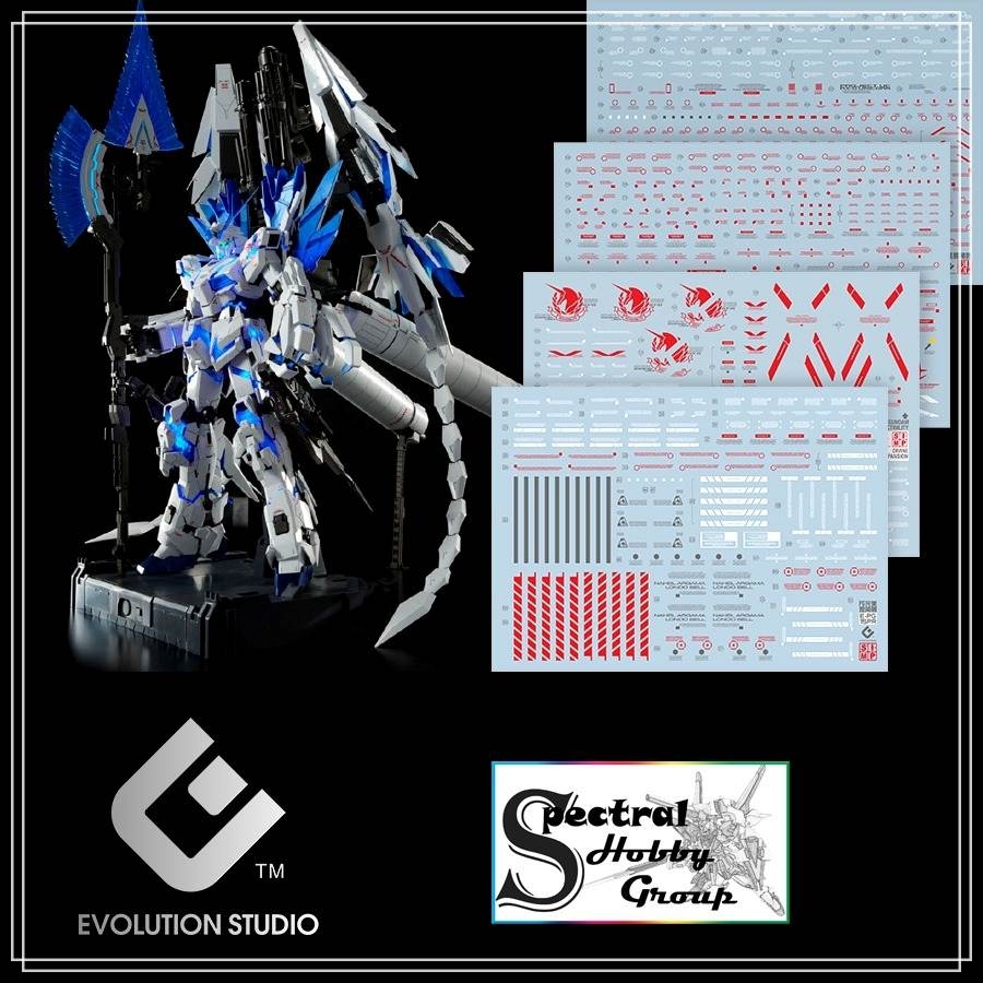 Decal nước mô hình PG các loại Unicorn Perfectibility Banshee Phenex UC Water sticker