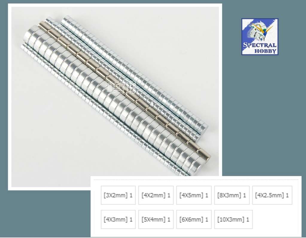 Dụng cụ mô hình Nam châm nhỏ mini Pile strong magnet model tool