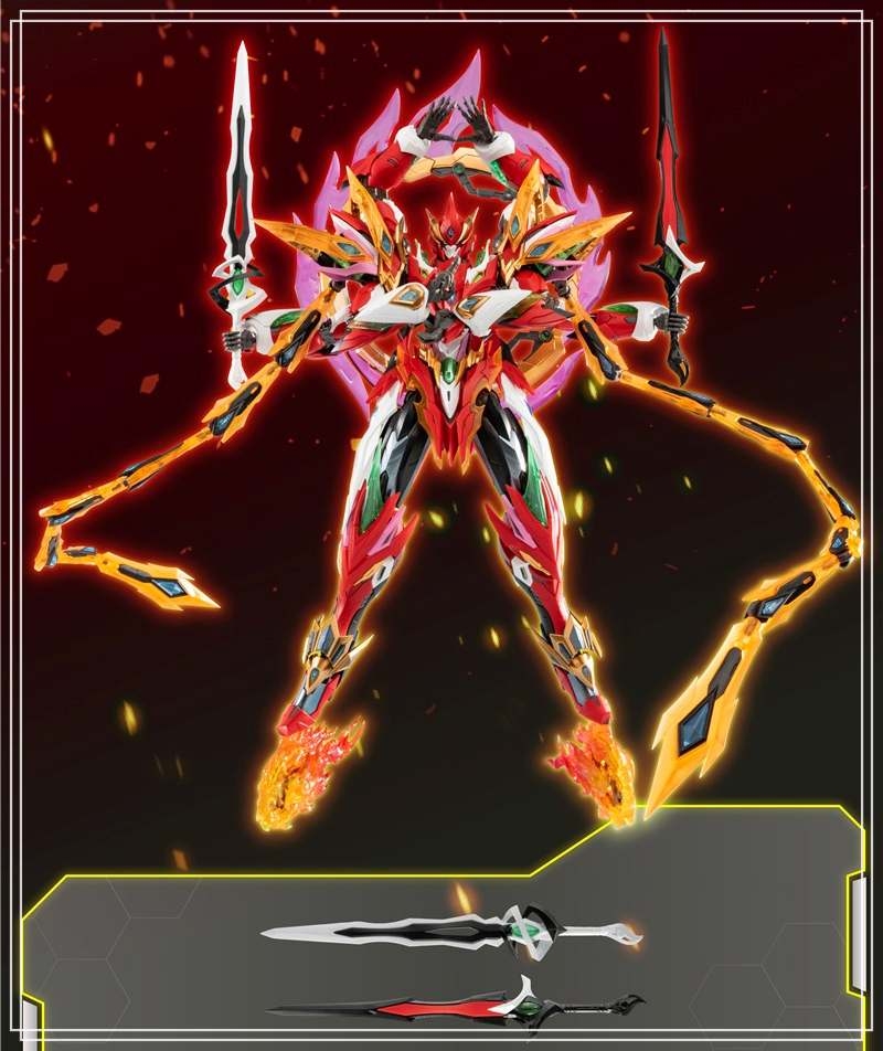 Mô hình lắp ráp MOTOR NUCLEAR MNP-XH04 NeZha - Na Tra METAL FRAME