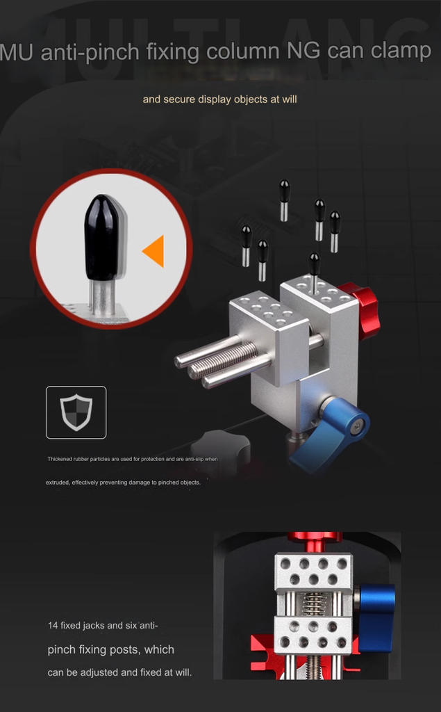 Dụng cụ Eto để bàn kẹp part / bẻ góc mô hình Ustar 2in1 UA90633 Directional Table BENCH VISE 360° tool