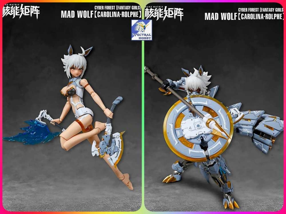 Mô hình lắp ráp Nuke matrix CF06 MAD WOLF Carolina Rolphe Cyber Forest FANTASY GIRLS