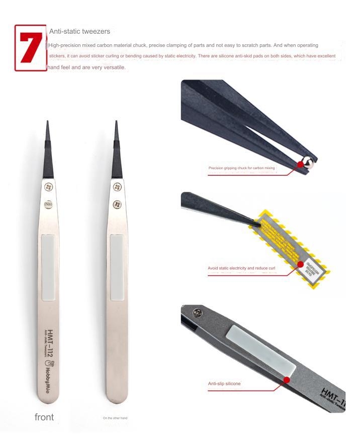 Bộ dụng cụ Hobby MIO Set Water Mouth Pliers Beginner Portable Scissor Tool Kit (kìm nhíp dũa dao knife ...)