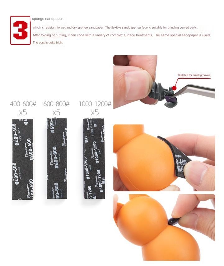 Bộ dụng cụ mô hình Hobby MIO STARTER SET BASIC (kìm nhip dũa dao knife ...)