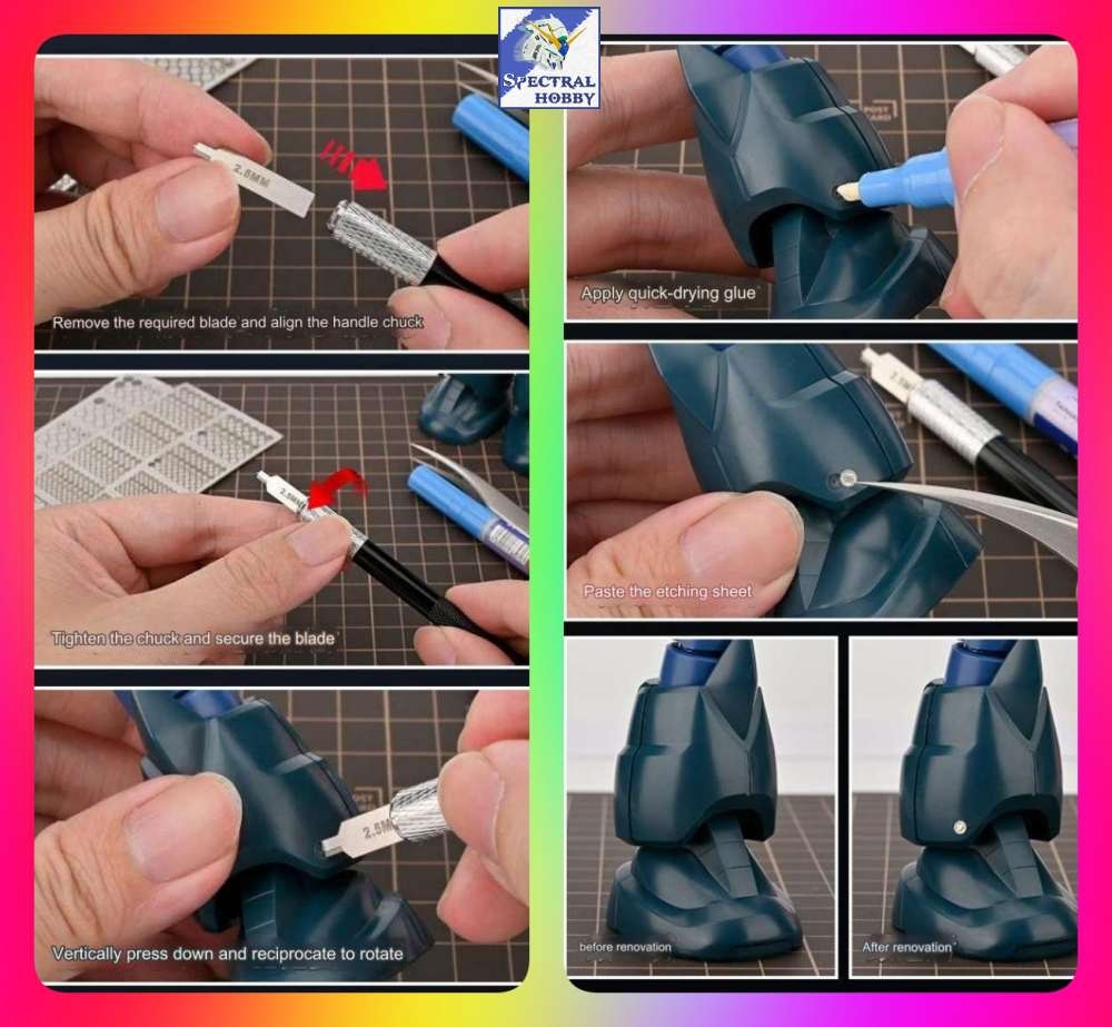 Dụng cụ mũi khoan bằng Centering Flat Bottom Drill Hole Digger MS108