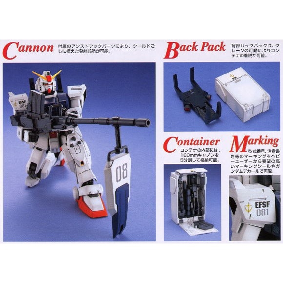 Mô hình lắp ráp MG 1/100 RX-79(G) Gundam Ground Type Bandai