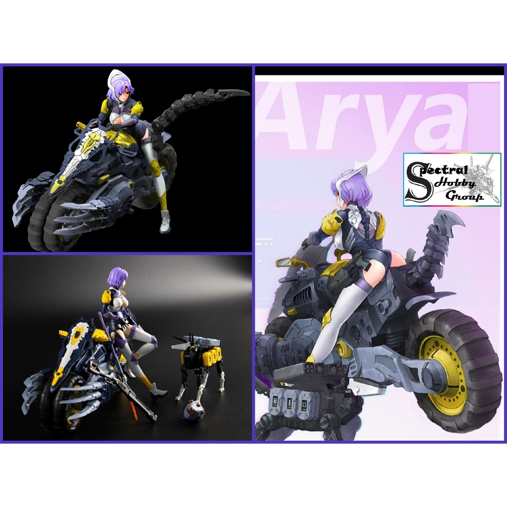 Mô hình lắp ráp SUYATA 1/12 Arya Machine Hunter Poem HP001 Pretty Armor Girl PA