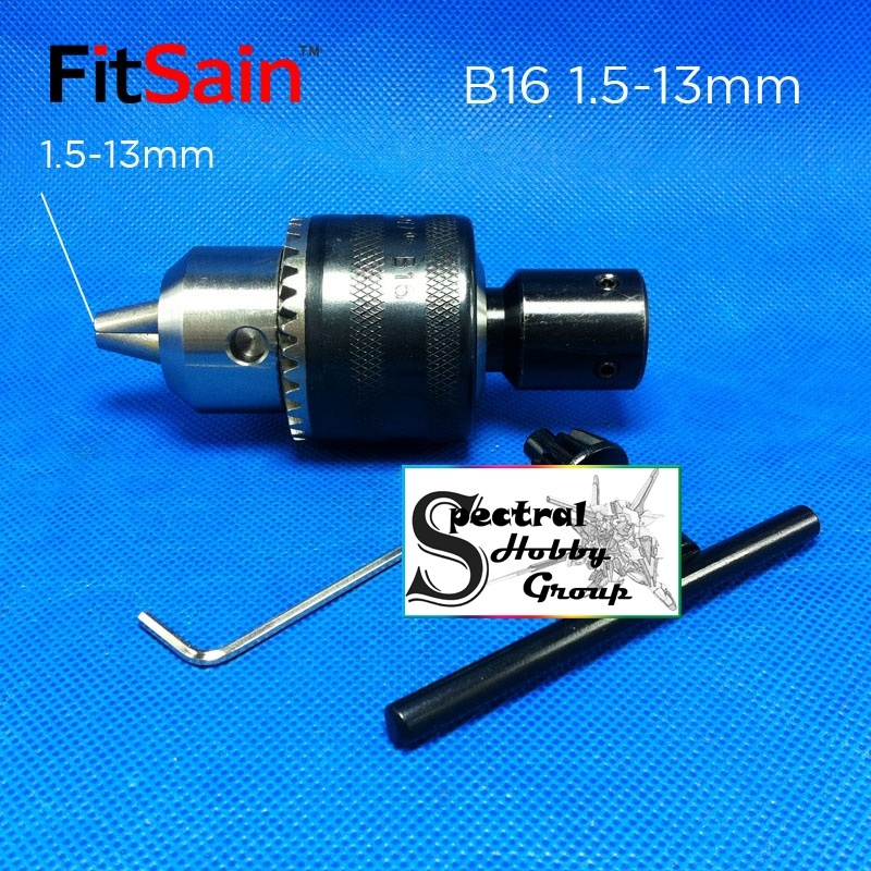 Bộ chuyển đổi đầu cặp kẹp mũi khoan 1.5-13mm kèm thanh nối B16 B10 drill chuck