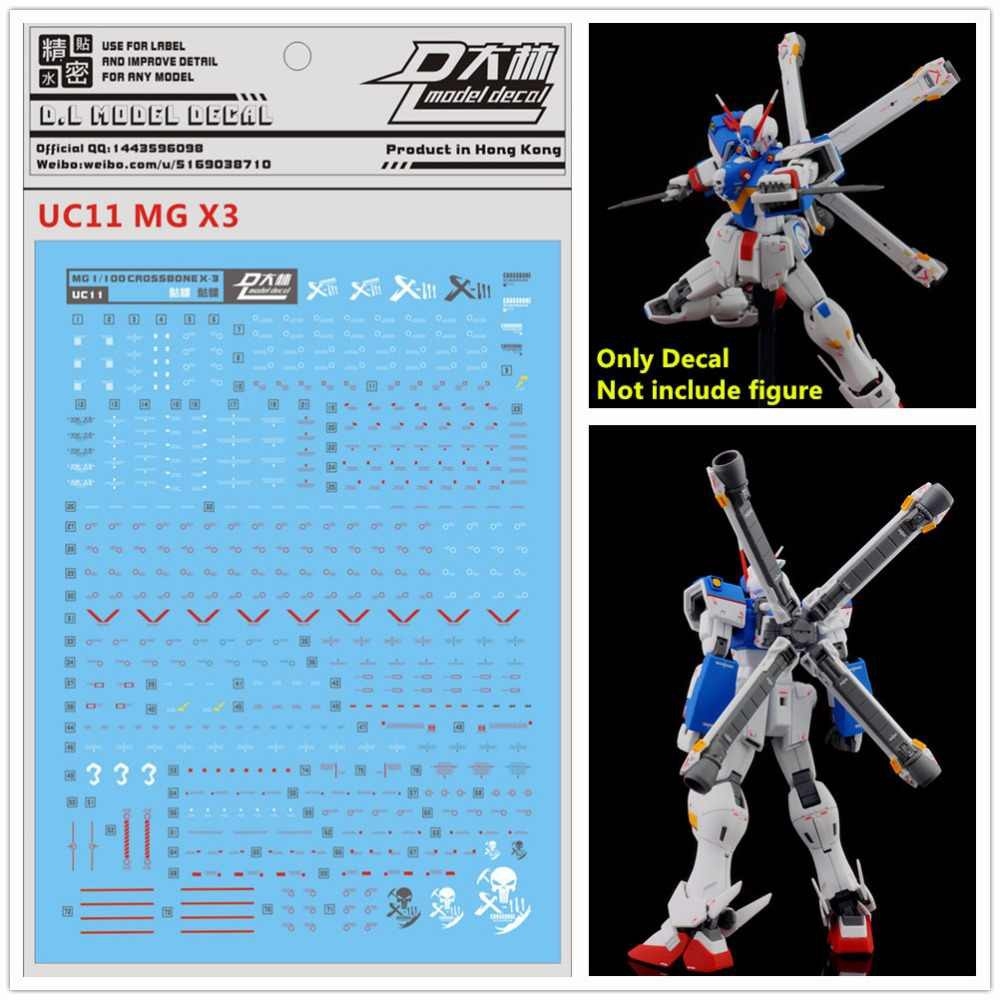 Decal nước dán mô hình Gundam Crossbone X1 Full Cloth X2 X3 MG HG RG metallic Water sticker